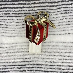 Red and Gold Decorative Gift Box Charm Accent scent diffuser